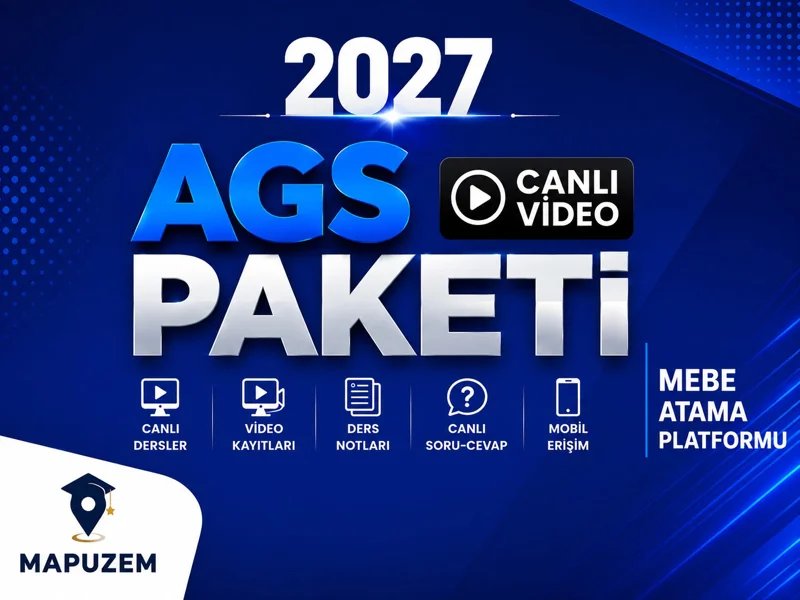 2027 AGS ERKEN KAYIT CANLI+VİDEO PAKETİ