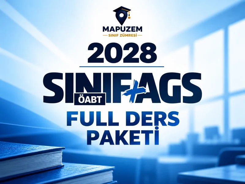 2028  SINIF ÖĞRETMENLİĞİ  ERKEN KAYIT AGS+ ÖABT FULL CANLI + VİDEO DERS PAKETİ (HER ŞEY DAHİL)